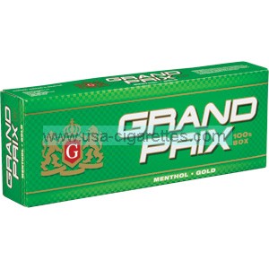 Grand Prix Menthol Gold 100's cigarettes